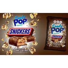 CANDY POP POPCORN SNICKERS CANDY PIECES, 149G