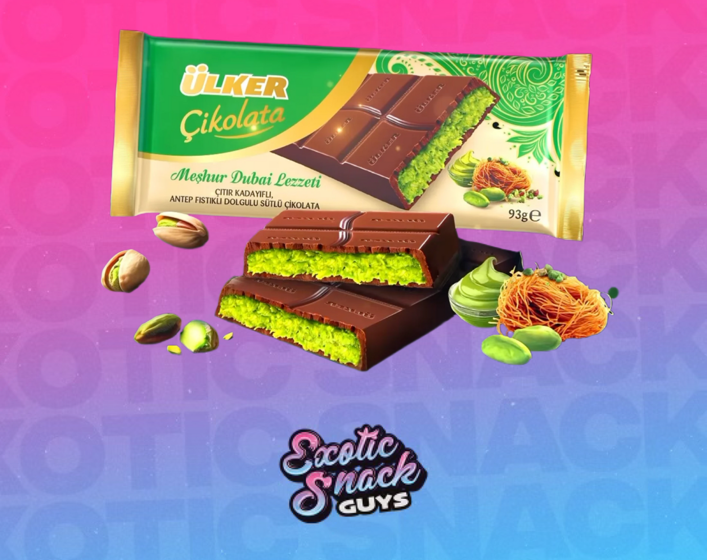 Ulker Cikolata Dubai chocolate.