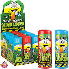 TOXIC WASTE SLIME LICKER 2.0 - BLUE RAZZ & STRAWBERRY