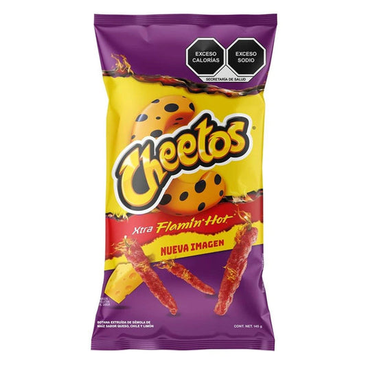 Cheetos Xtra Flamin Hot Nueva Imagen 145g - Mexico