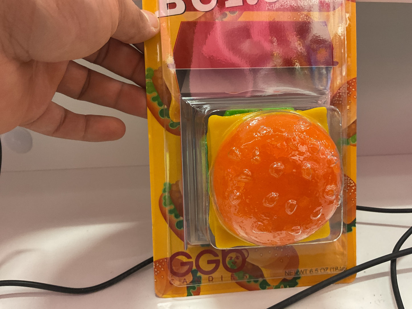 Gummy burger artificial &natural flavors