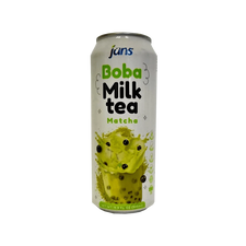 Jans Boba Milk Tea Matcha 16.9oz