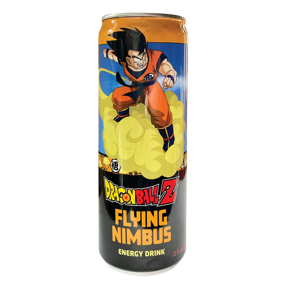 Dragon Ball Z Anime Flying Nimbus Energy Beverage 12 oz Illustrated Can SEALED