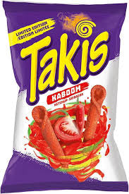 Takis Rolled Tortilla Chips, Kaboom Ketchup Sriracha Flavor, 280g/9.9 oz. (Imported from Canada)