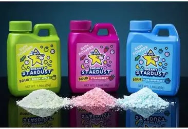 Sour Sneaky Stardust Powdered Chewing Gum (3 Assorted Flavors Randomly)