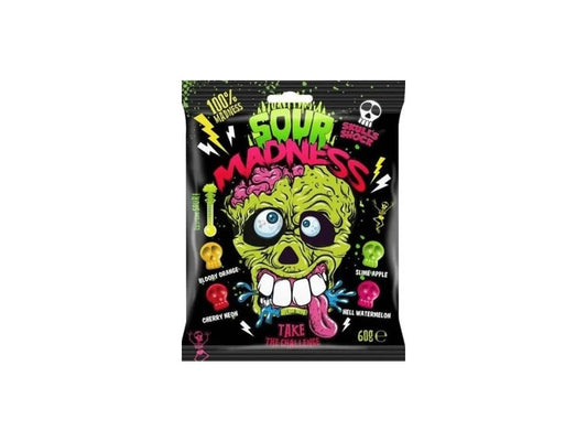 Sour Madness Crush skull black