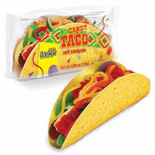 Raindrops Mini Taco Gummy Candy, 1.8oz