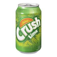 Crush Lime soda 355ml can