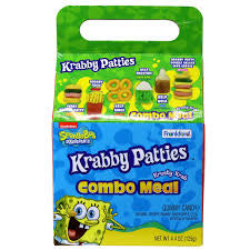 SpongeBob SquarePants Krabby Patties Gummy Candy Combo Meal