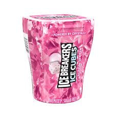ICE BREAKERS ICE CUBES Bubble Breeze Sugar Free Gum