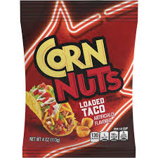 CORN NUTS Loaded Taco Crunchy Corn Kernels 4 OZ Bag