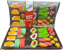 Raindrops - Gummy Candy Large Sushi Bento Box - Yummy Gummy Food Looks Just Like a Sushi - Men's Stocking Stuffer Ideas