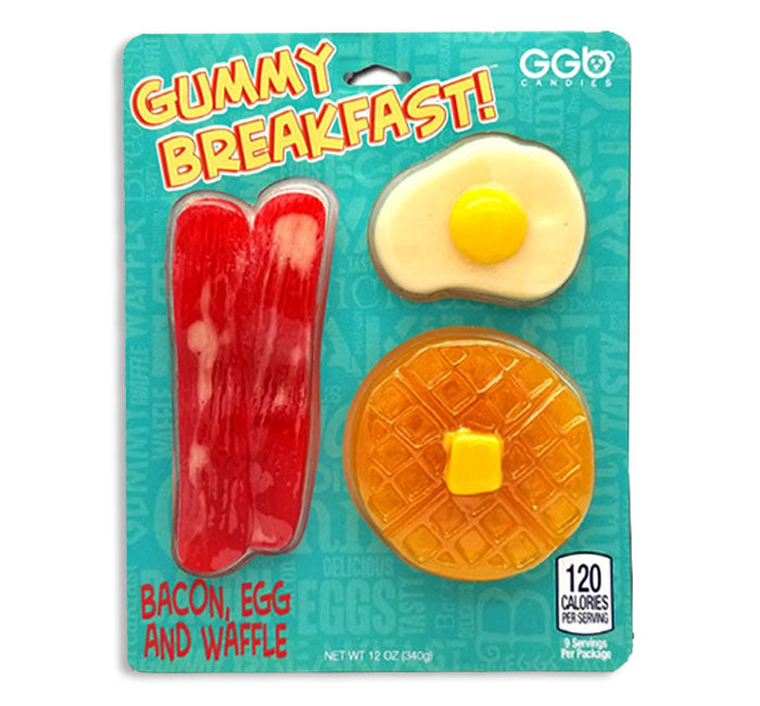 GGB GIANT GUMMY BREAKFAST W/ BACON EGG WAFFLE