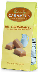 J Morgan Confections Heavenly Caramels, Butter Flavor