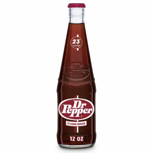 DR PEPPER NOSTALGIC BOTTLE WITH CANE SUGAR