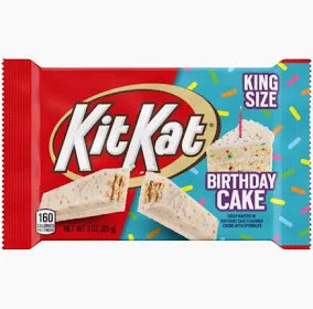 KIT KAT CANDY BAR KING SIZE - BIRTHDAY CAKE